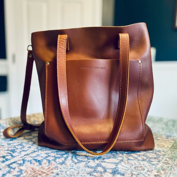 Portland Leather Handbags - Portland Leather Goods Classic Crossbody Tote